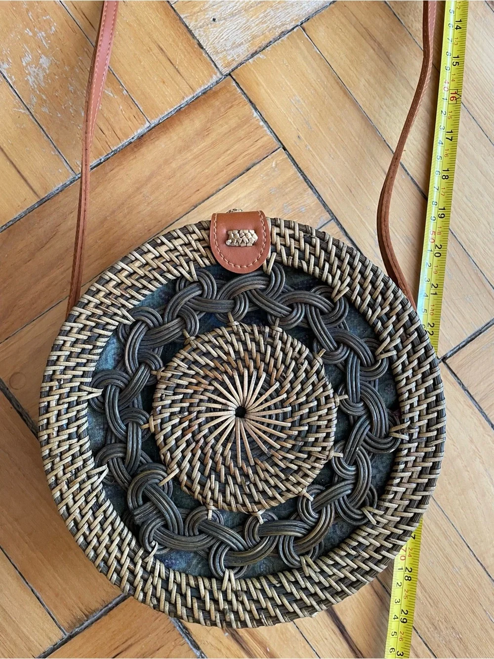 Balinese Handwoven Rattan Natural material purse